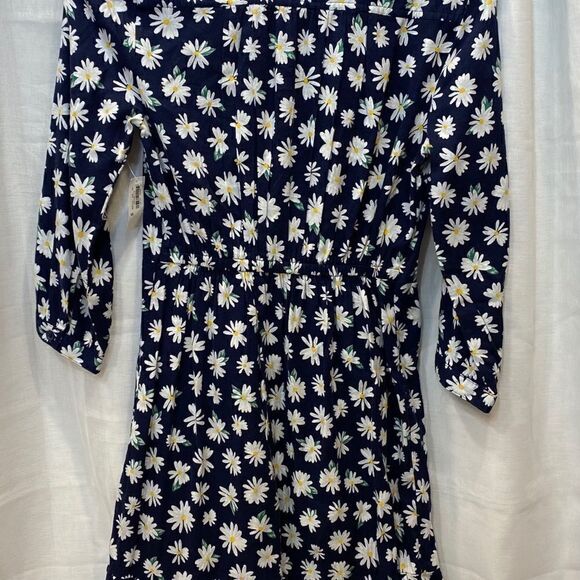 Old Navy Blue Ditsy Floral Dress - Picture 3 of 10
